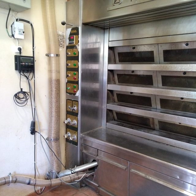 Μετατροπή καυστήρα πετρελαίου σε καυστήρα πέλλετ σε φούρνο